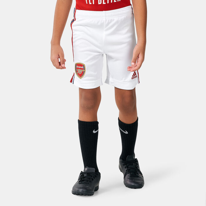 adidas Kids' Arsenal F.C. Home Shorts - 2021/22 White adidas Kids' Arsenal F.C. Home Shorts - 2021/22 White image number 0