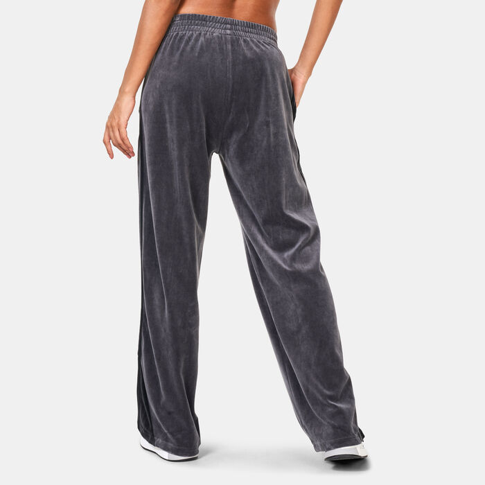 adidas Originals Women's Velour Pants Grey adidas Originals Women's Velour Pants Grey image number 1
