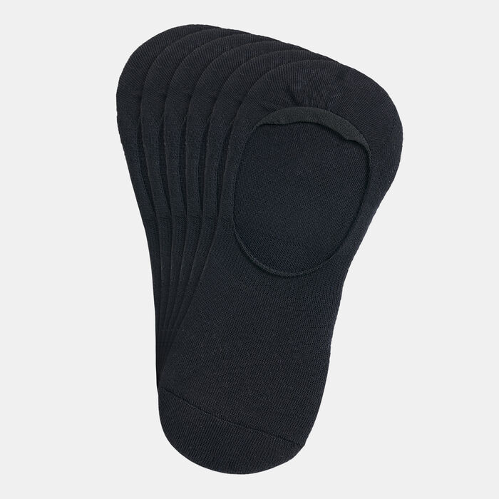 Sun and Sand Sports Men's Half-Cushioned No-Show Socks (3 Pack) - S/M Black image number 0