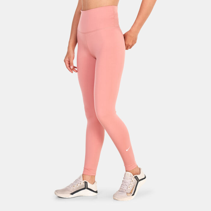 Nike Women's One High-Rise Leggings Pink image number 0