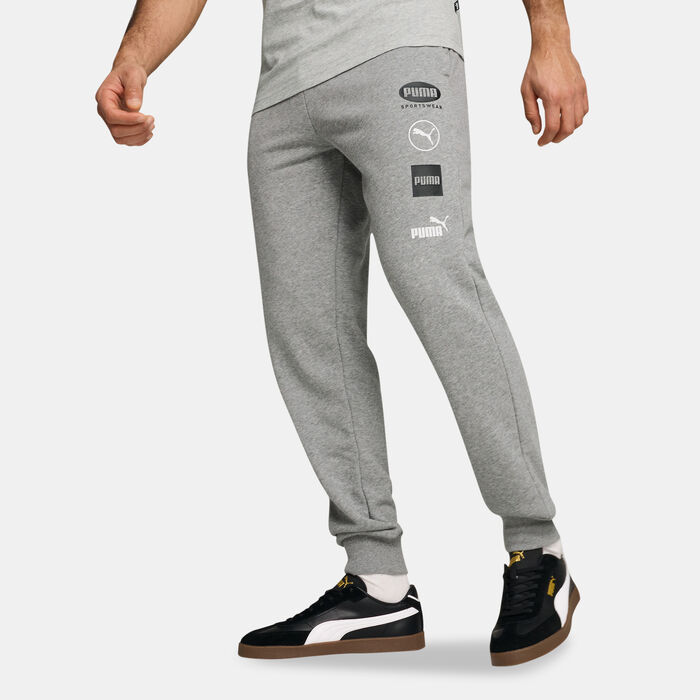PUMA Men's Power Graphic Sweatpants Grey image number 0