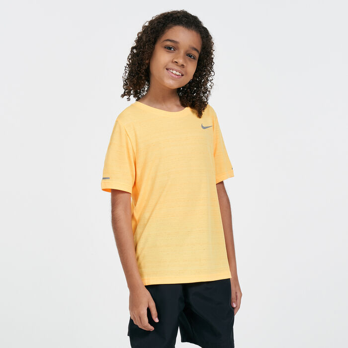 Nike Kids' Miler Run Division T-Shirt (Older Kids) Orange image number 0
