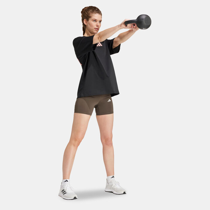 adidas Women's Strength Graphic T-Shirt Black adidas Women's Strength Graphic T-Shirt Black image number 2