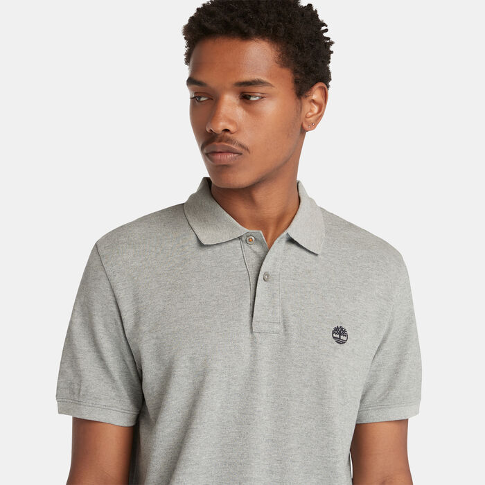 Timberland Men's Millers River Polo Shirt Grey Timberland Men's Millers River Polo Shirt Grey image number 3