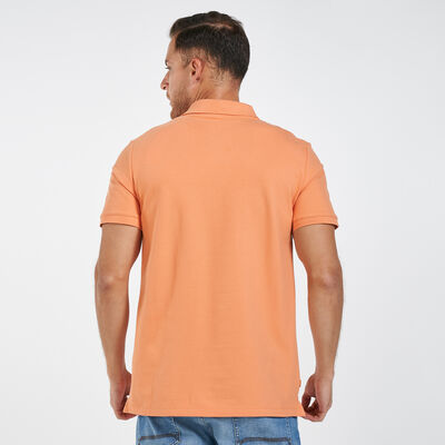 Timberland Men's Mink Brook Linear Logo Polo Shirt Brown Timberland Men's Mink Brook Linear Logo Polo Shirt Brown