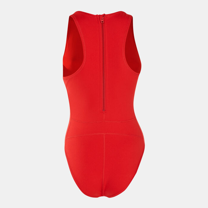 Nike Swim Women's Water Polo One-Piece Swimsuit yellow Nike Swim Women's Water Polo One-Piece Swimsuit yellow image number 1