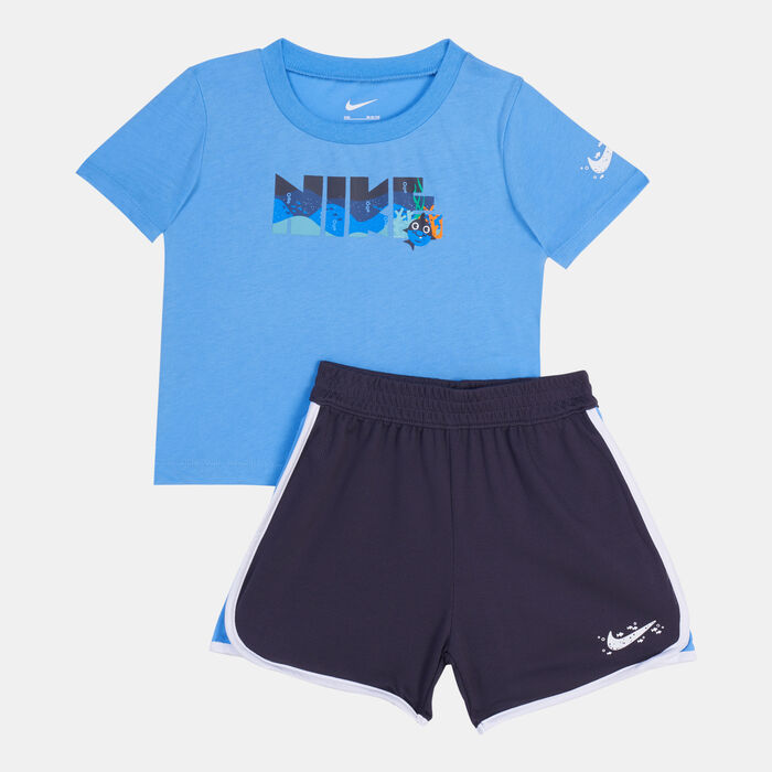 Nike Kids' Sportswear Coral Reef Mesh Set Blue image number 0