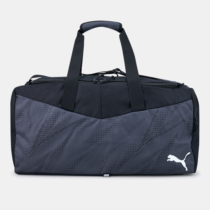 PUMA Men's individualRISE Medium Duffel Bag Black PUMA Men's individualRISE Medium Duffel Bag Black image number 0