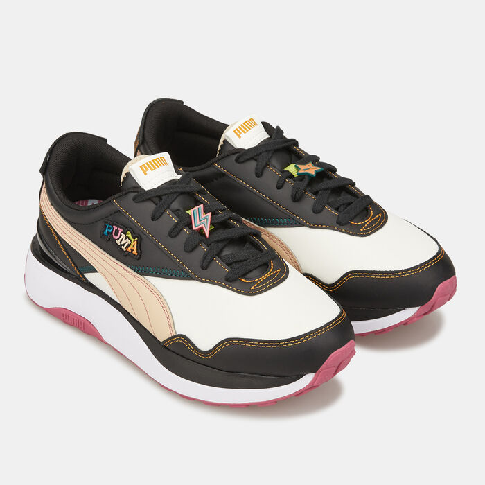 PUMA Women's Cruise Rider Badge Shoe Black image number 1
