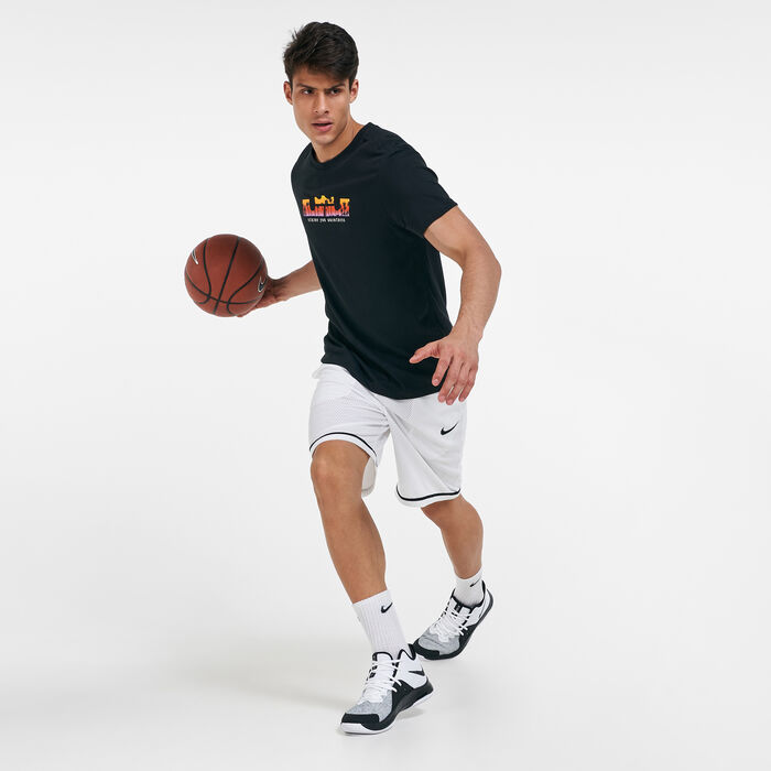 Nike Men's Dri-FIT LeBron Logo T-Shirt Black image number 2