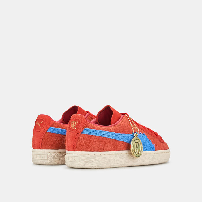 PUMA Kids' x One Piece Suede Shoes Blue image number 3