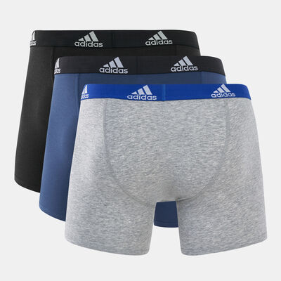 adidas Men's Essentials Logo Boxer Briefs (3 Pack) Black adidas Men's Essentials Logo Boxer Briefs (3 Pack) Black