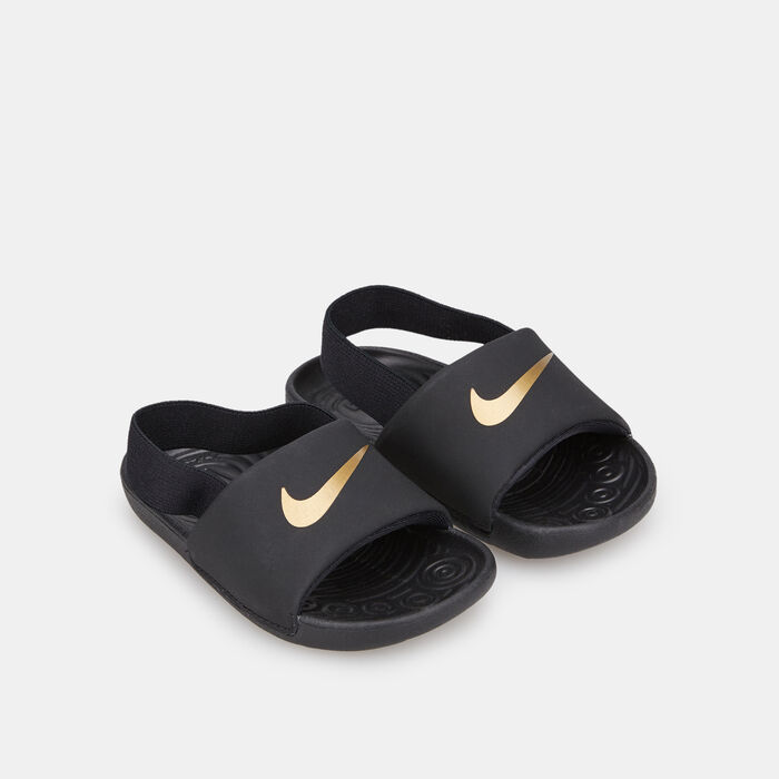 Nike Kids' Kawa Slides (Baby and Toddler) Black Nike Kids' Kawa Slides (Baby and Toddler) Black image number 1