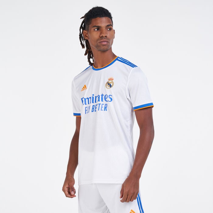 adidas Men's Real Madrid Home Jersey - 2021/22 White adidas Men's Real Madrid Home Jersey - 2021/22 White image number 0