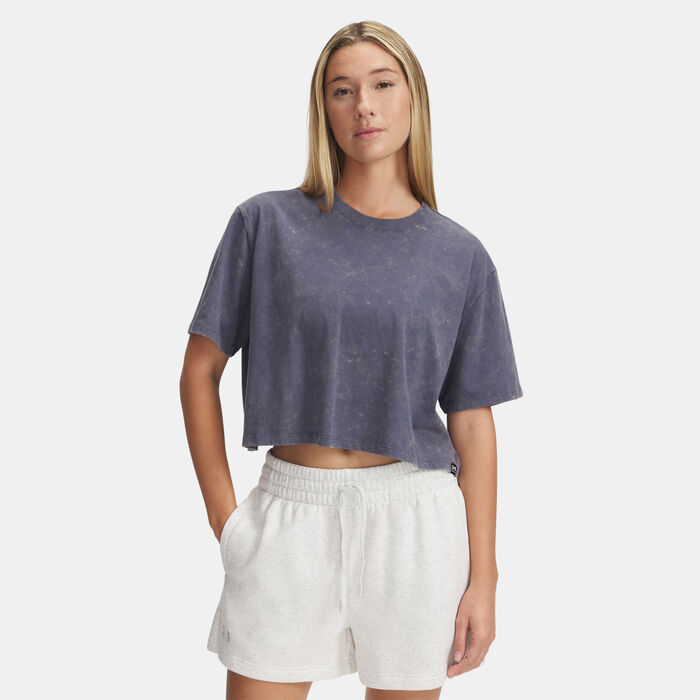 Under Armour Women's Rival Wash T-Shirt Grey image number 0