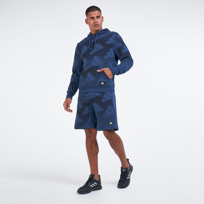 adidas Men's Sportswear Shorts Blue adidas Men's Sportswear Shorts Blue image number 2