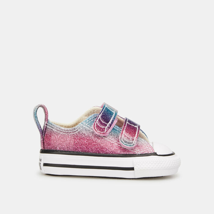 Converse Kids' Chuck Taylor All Star Easy-On Glitter Drip Unisex Shoe White Converse Kids' Chuck Taylor All Star Easy-On Glitter Drip Unisex Shoe White image number 0