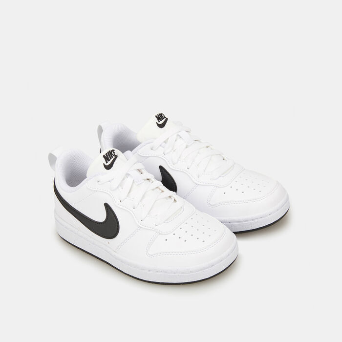 Nike Kids' Court Borough Low Recraft Shoes White Nike Kids' Court Borough Low Recraft Shoes White image number 1