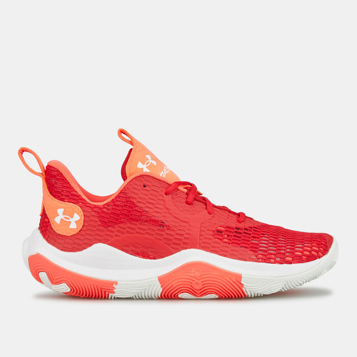 Under Armour UA Spawn 3 Basketball Shoe Red image number 0