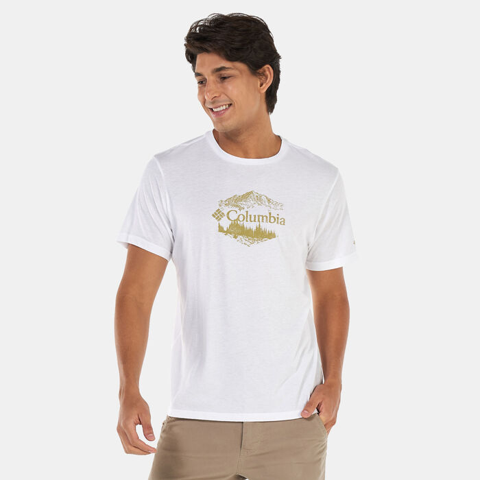 Columbia Men's Bluff Mesa™ II Graphic T-Shirt White Columbia Men's Bluff Mesa™ II Graphic T-Shirt White image number 0