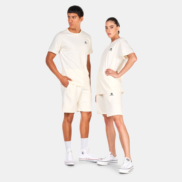 Converse Embroidered Chevron Shorts White Converse Embroidered Chevron Shorts White image number 2