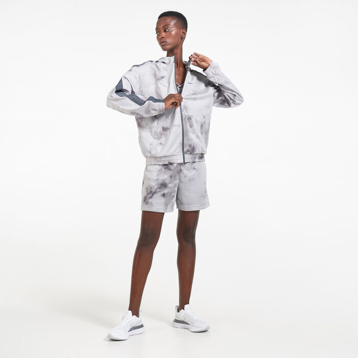 Nike Women's Sportswear Icon Clash Mesh Jacket Grey Nike Women's Sportswear Icon Clash Mesh Jacket Grey image number 2