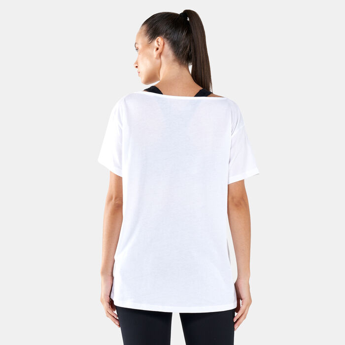 Under Armour Women's UA Oversized Graphic T-Shirt White Under Armour Women's UA Oversized Graphic T-Shirt White image number 1