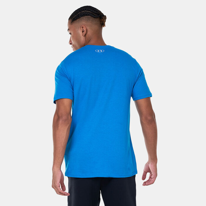 Under Armour Men's Big Logo Fill T-Shirt Blue Under Armour Men's Big Logo Fill T-Shirt Blue image number 1