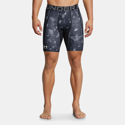 Under Armour Men's HeatGear Printed Training Compression Shorts Black