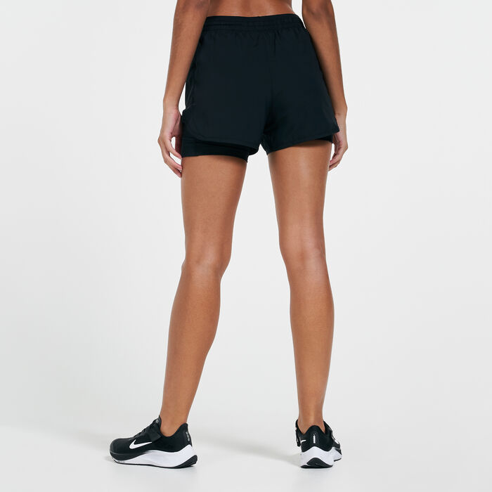Nike Women's Tempo 2-In1 Luxe Shorts Black Nike Women's Tempo 2-In1 Luxe Shorts Black image number 1