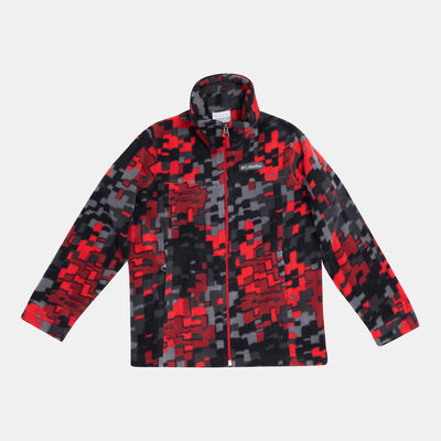 Columbia Kids' Zing™ III Printed Fleece Jacket Red