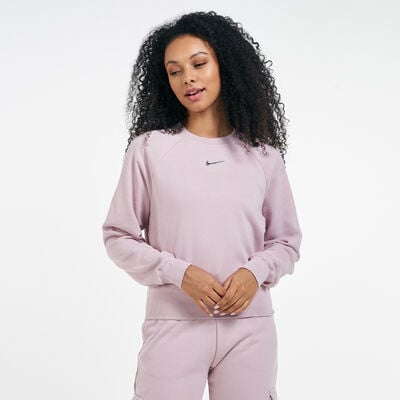Nike Women's Sportswear Swoosh Sweatshirt Pink