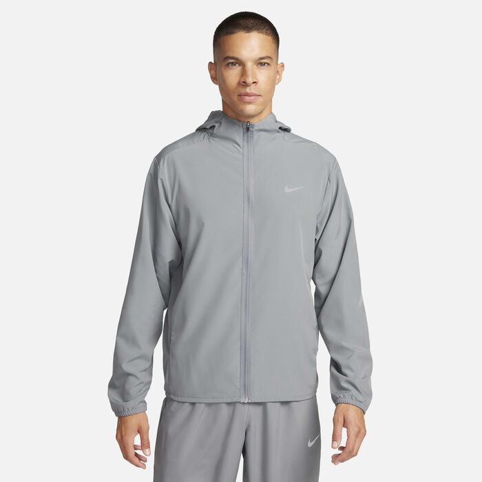Nike Men's Form Dri-FIT Hooded Jacket Grey image number 0