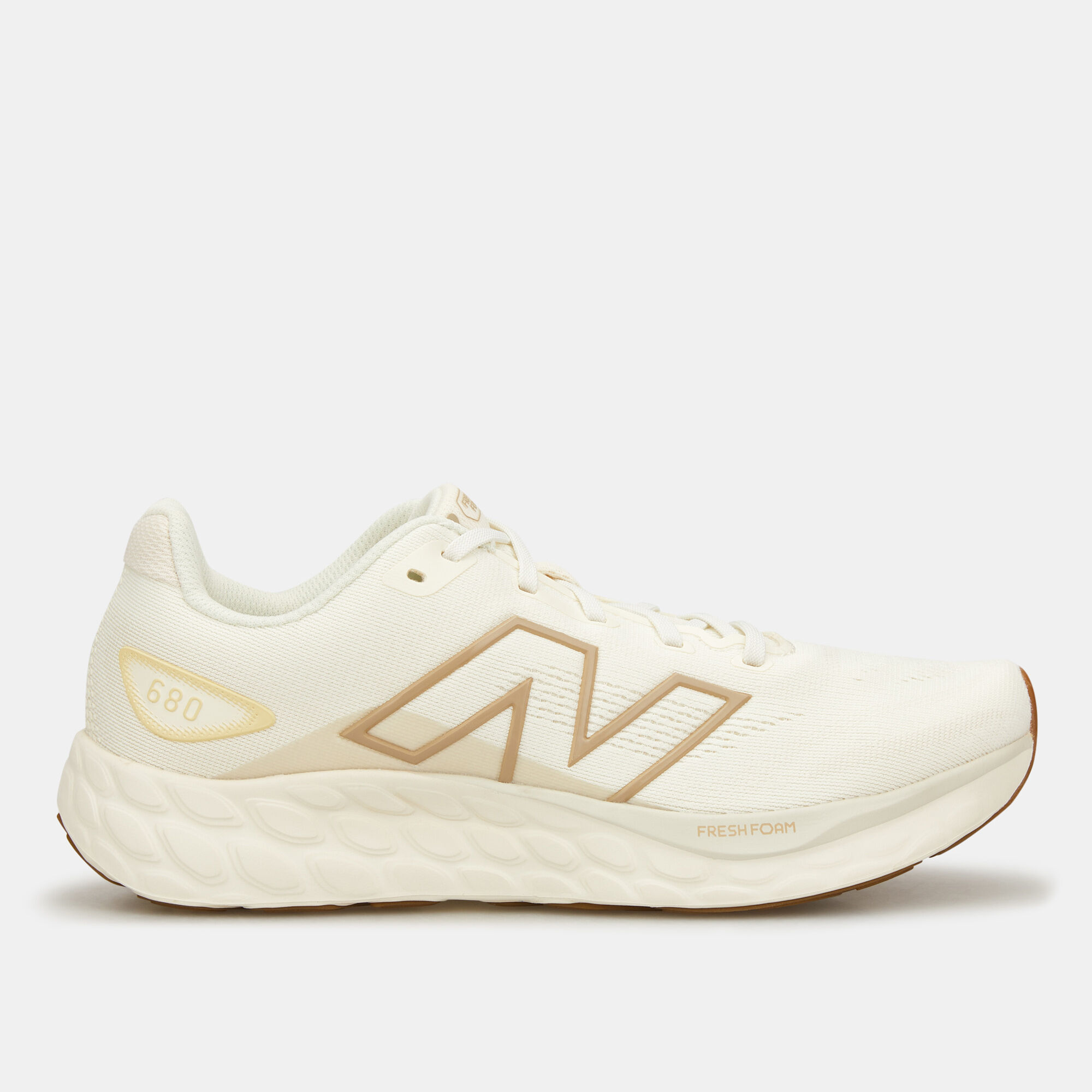 Women s Fresh Foam 680v8 Running Shoes Beige New Balance in Qatar SSS