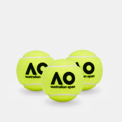 Dunlop Australian Open 3 Ball Tennis Tube Multi