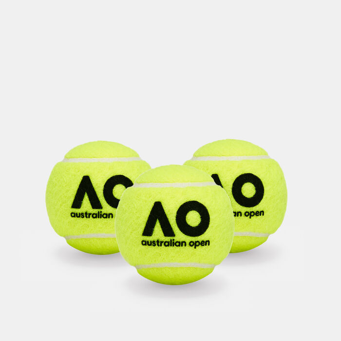 Dunlop Australian Open 3 Ball Tennis Tube Multi Dunlop Australian Open 3 Ball Tennis Tube Multi image number 1