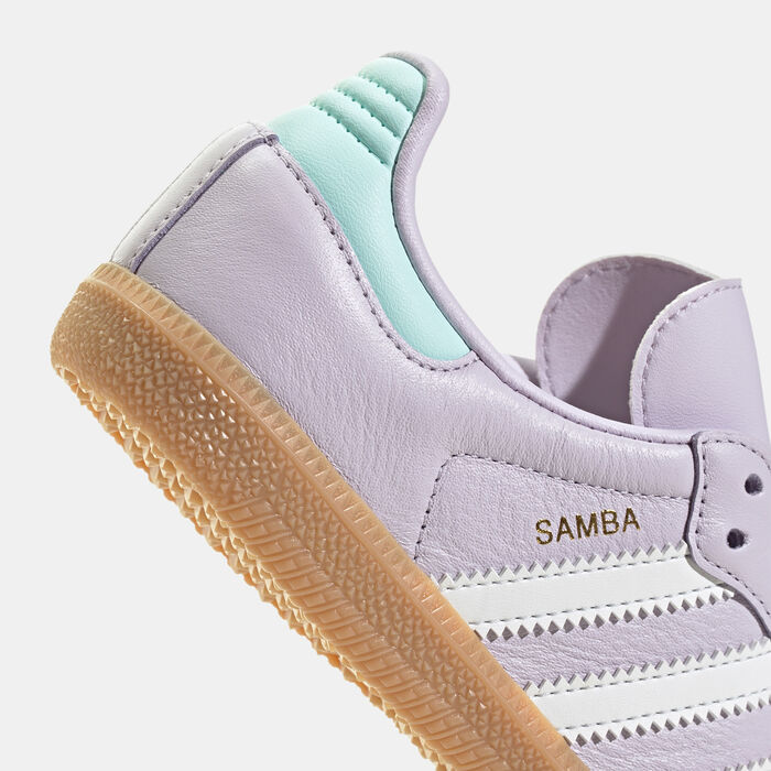 adidas Originals Kids' Samba OG Shoes Purple adidas Originals Kids' Samba OG Shoes Purple image number 5