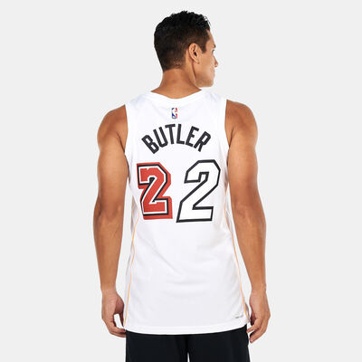 Nike Men's Jimmy Butler Miami Heat City Edition Dri-FIT NBA Swingman Jersey White