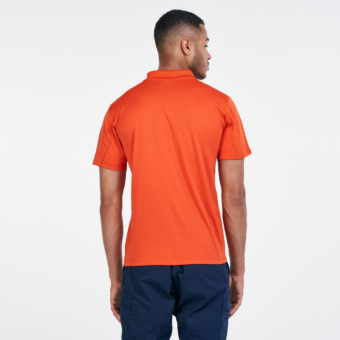 Columbia Men's Zero Rules™ Polo T-Shirt Orange Columbia Men's Zero Rules™ Polo T-Shirt Orange image number 1