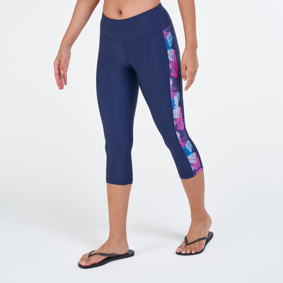 COEGA Women's 3/4 Swimming Leggings Blue COEGA Women's 3/4 Swimming Leggings Blue