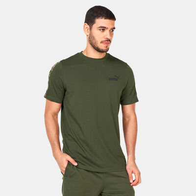 PUMA Men's Essentials Tape Camo T-Shirt Green PUMA Men's Essentials Tape Camo T-Shirt Green