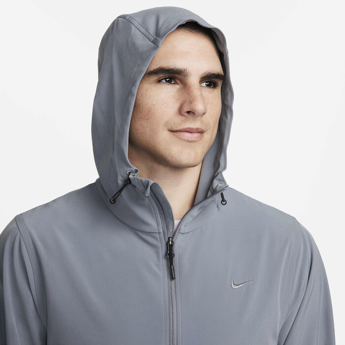 Nike Men's Unlimited Water-Repellent Hoodie Grey image number 2