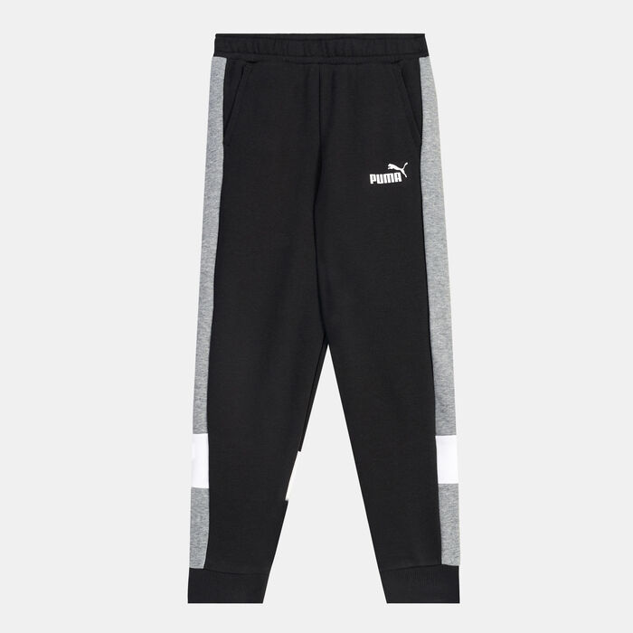 PUMA Kids' Essential Colorblock Pants Black PUMA Kids' Essential Colorblock Pants Black image number 0