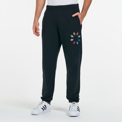 adidas Originals Men's Adicolor Shattered Trefoil Sweatpants Black