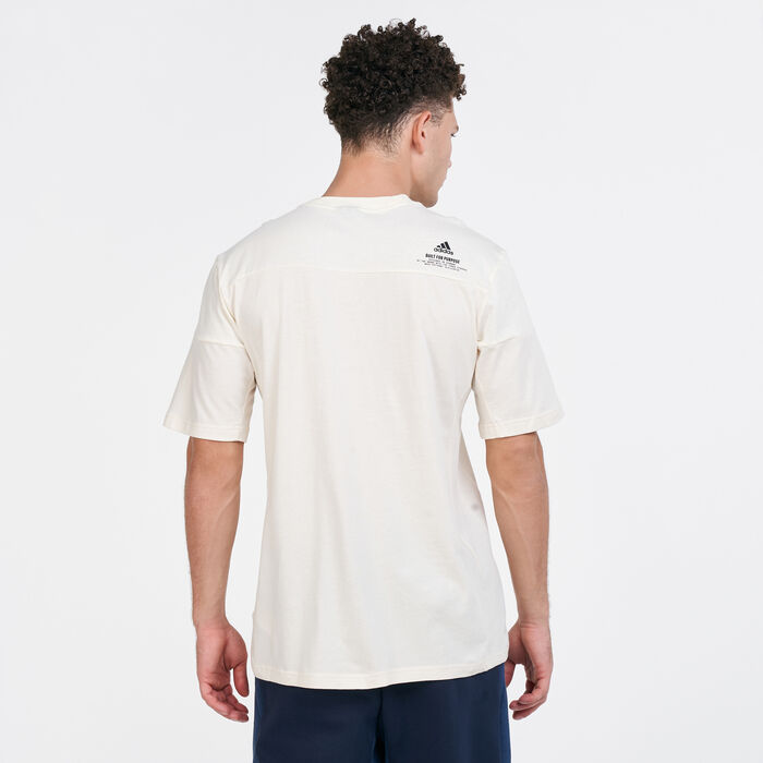 adidas Men's Z.N.E.T-Shirt White adidas Men's Z.N.E.T-Shirt White image number 1