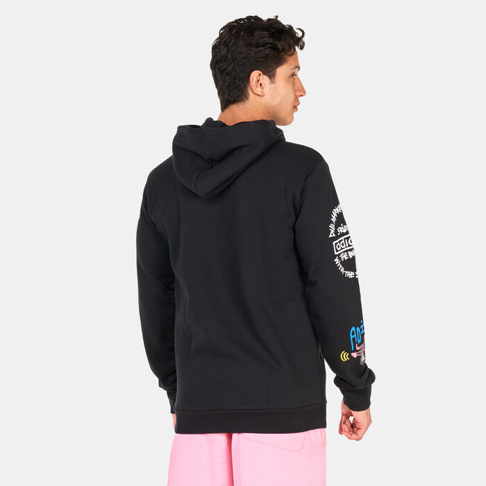 adidas Originals Men's Graphic Fun Hoodie Black image number 1