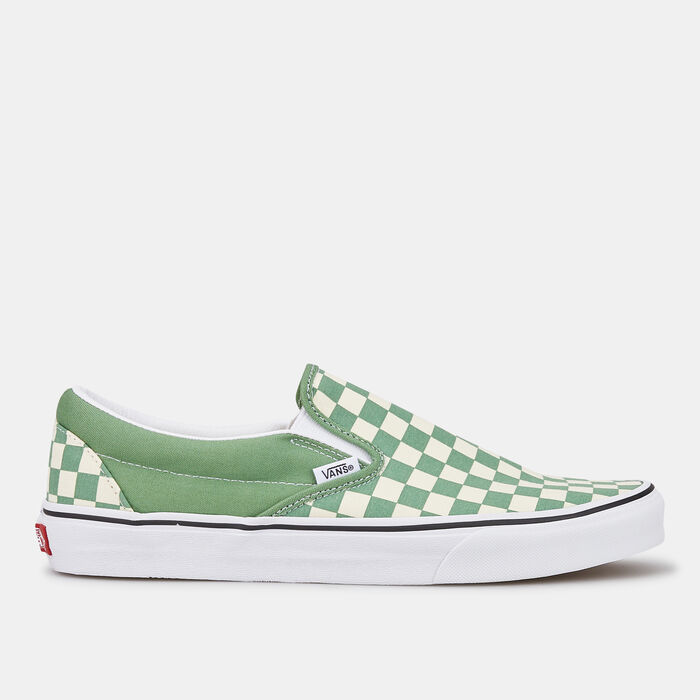 Vans Classic Slip-On Shoe Green Vans Classic Slip-On Shoe Green image number 0
