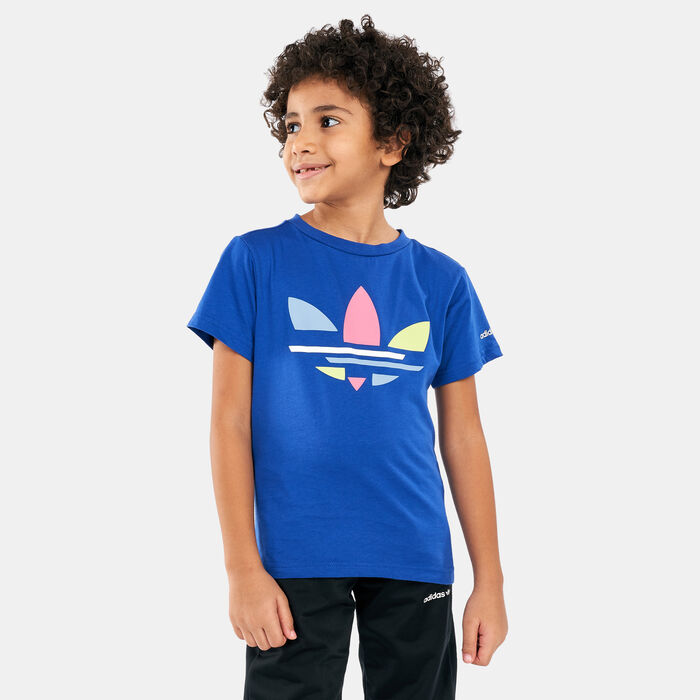 adidas Originals Kids' Adicolor T-Shirt Blue adidas Originals Kids' Adicolor T-Shirt Blue image number 0