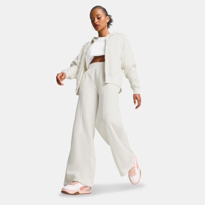 PUMA Women's HER Winterized Wide Leg Pants Grey PUMA Women's HER Winterized Wide Leg Pants Grey image number 2