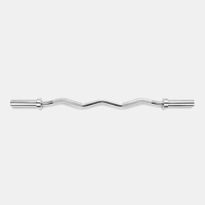 ZIVA Olympic Chrome EZ Curl Bar (1.2m) Multi image number 0